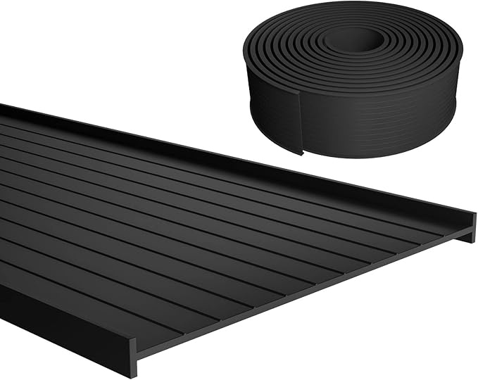 Ginchain Garage Door Seals Bottom Rubber Weather Stripping Kit Seal