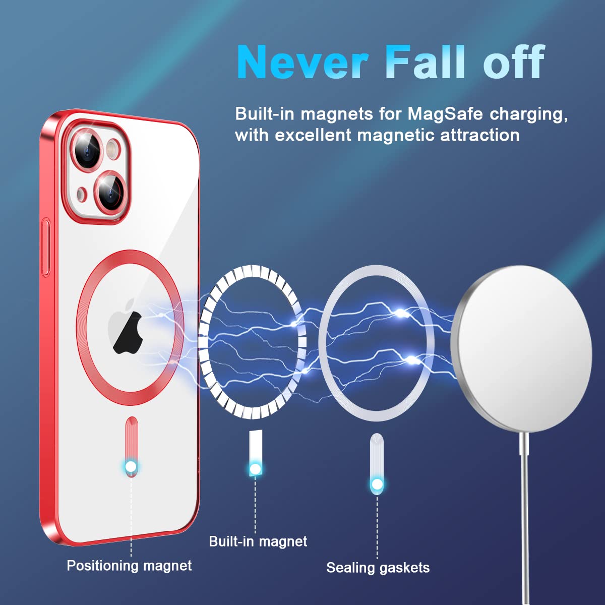 Garegce Coque IPhone XR, 2 Pack Verre Trempé Protection écran, Housse Etui De Transparente Silicone TPU [Antichoc Bumper Avec Coins Renforcés] Pour