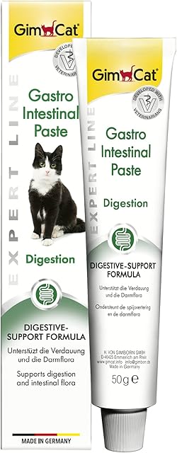 GimCat EXPERT LINE Gastro Intestinal Paste - Functional cat snack that supports digestion and the intestinal flora 1 tube (1 x 50 g)