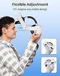CIYOYO Head Strap for Meta Quest 3/3S, 10000mAh Battery Pack for Oculus Quest 3S/3 Accessories, Extended 6H Playtime with Enhanced Comfort and Balance, Adjustable Elite Strap, Free Lens & Case Cover