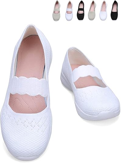 Amazon Ziitop スニーカー レディース ナースシューズ スリッポン 白 婦人靴 超軽量 介護 靴 ウォーキングシューズ 通気性 美脚 カジュアルシューズ 歩きやすい 疲れない スニーカー ローファー スリッポン