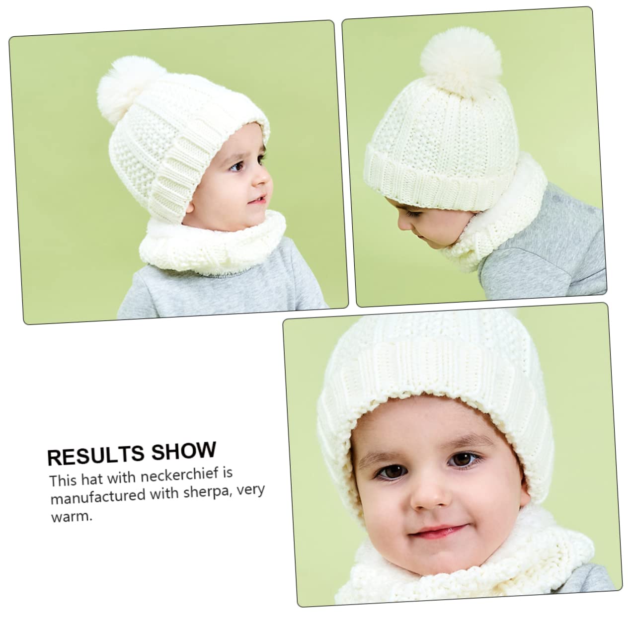 CALLARON 3sets Cappello Invernale Ragazzo Ragazza Maglia Calda con Sciarpa Coordinata Adorabile per Ragazzi e Ragazze Design Creativo e Comfort Eccellente