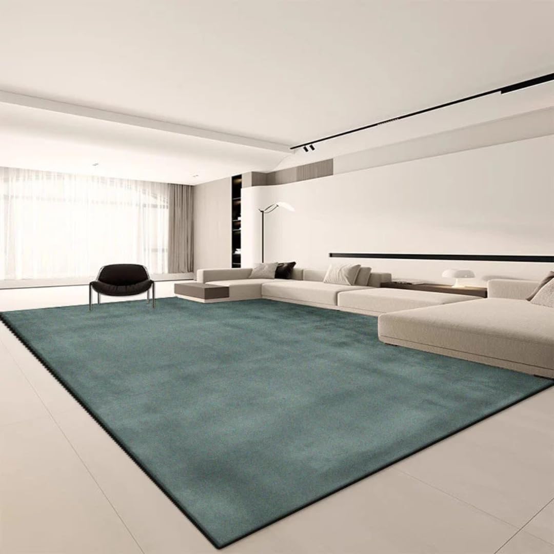 Tapis de salon moderne grand format pour décoration minimaliste de bureau