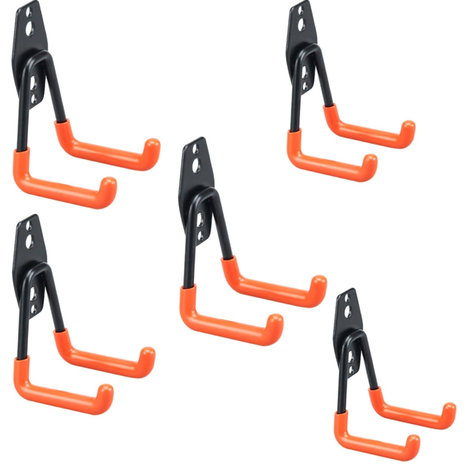 Wall panel hooks, Heavy Duty Slatwall Accessories, Garage Slatwall Hooks and Hangers, Utility Slatwall U Hooks Garage Storage Tool Organizer for Ladders Bulk Items(7x6.6x10.8cm/2.8x2.6x4.3in)