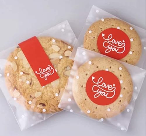 Miniatura 3 de 200 bolsas transparentes de 4 x 4 pulgadas, bolsa de plástico OPP para fiestas, panadería, dulces, jabón, galletas (lunares, 4 x 4)