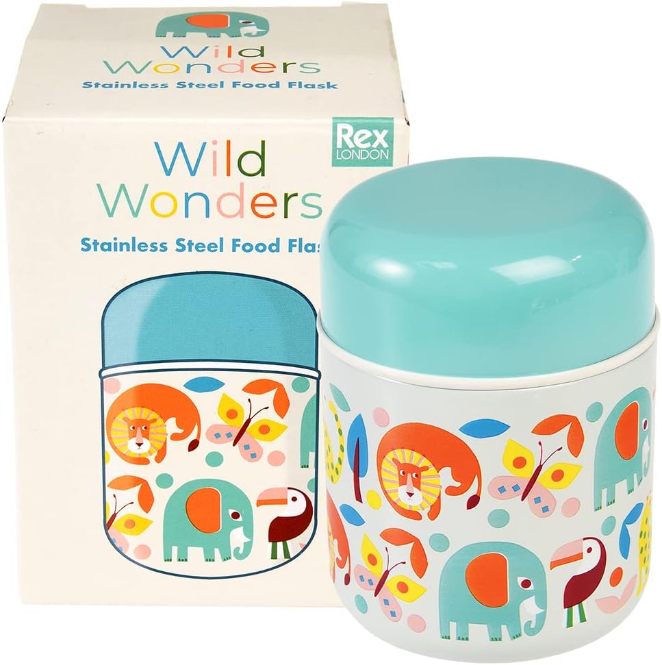 Rex London Wild Wonders Stainless Steel Food Flask