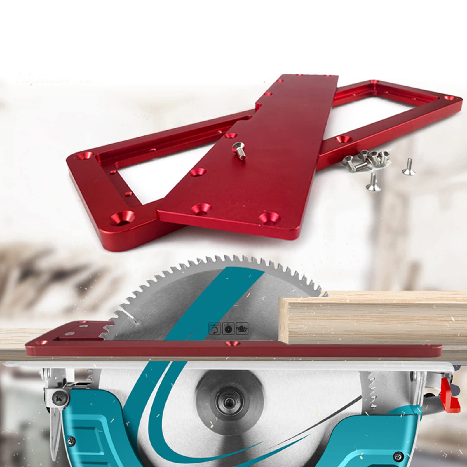 Piastra di copertura di vibrazione della sega circolare elettrica, piastra di copertura della Tabella di Flip-Floor per la sega circolare elettrica