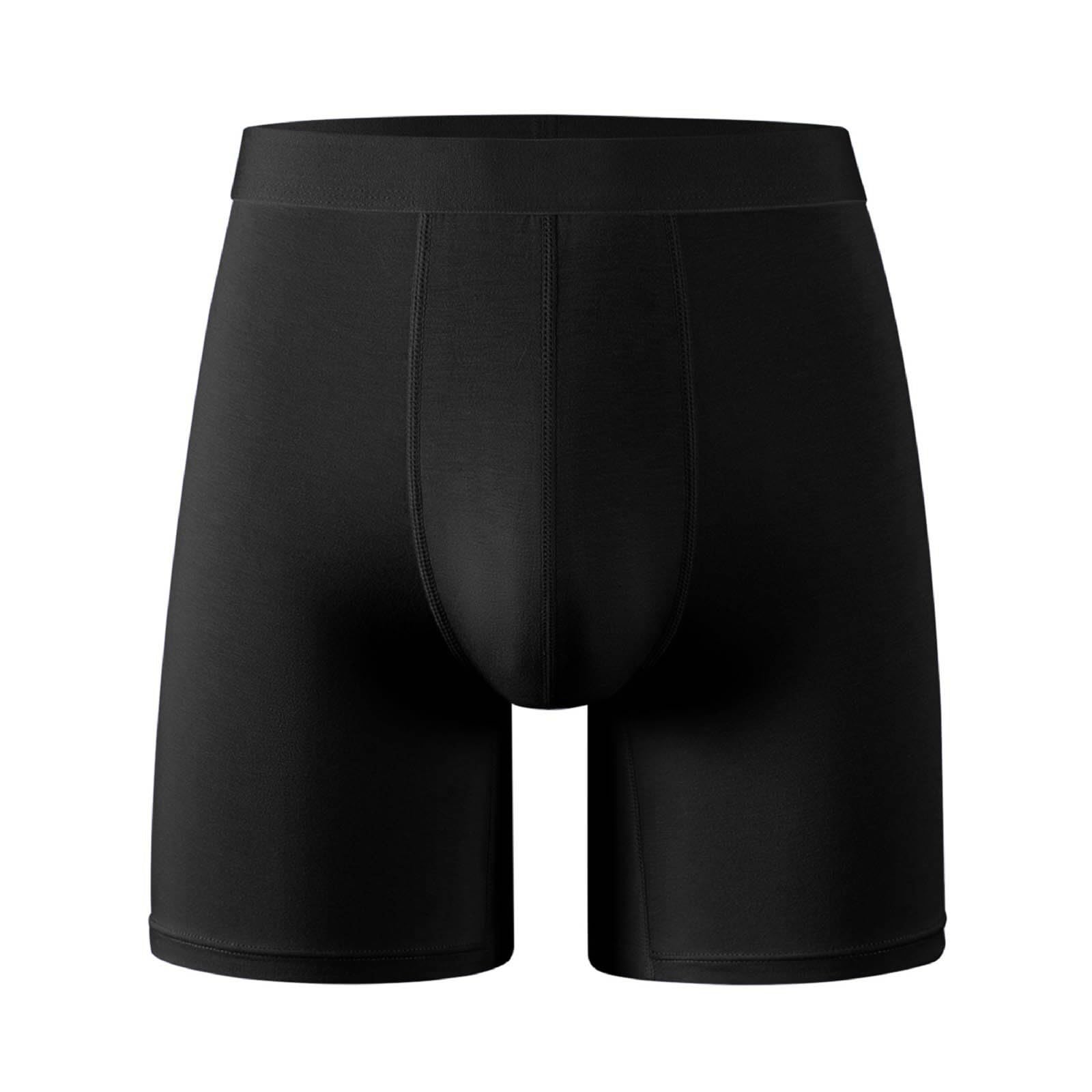Boxer Briefs for Men Washable Reusable Underwear Shorts Soft Comfortable Stretch Seamless Summer Trunks Boxer