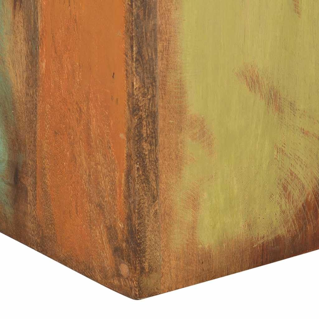 Soporte para plantas de madera maciza recuperada, escaleras para plantas y estantería para flores, para balcón, terraza, jardín y salón, soporte para macetas con estante, pedestal para