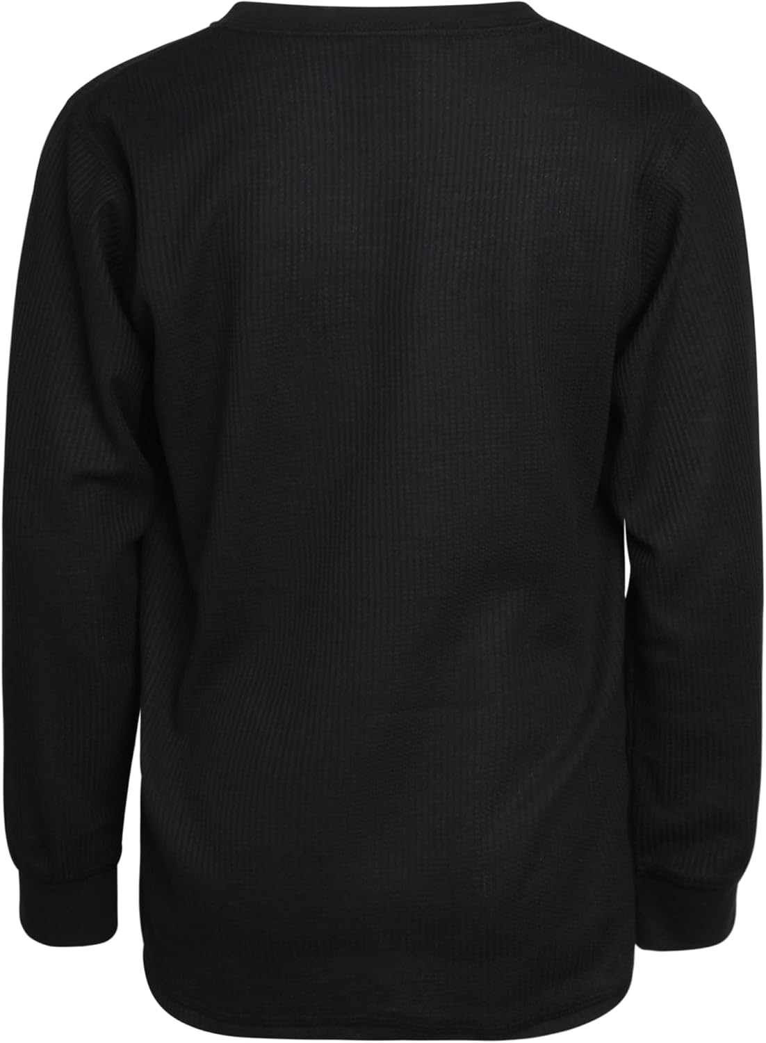 Quad Seven Boys Shirt - 2 Pack Waffle Knit V-Neck or Henley Long Sleeve Thermal T-Shirt - Baselayer Shirt for Boys (8-18) - Image 6