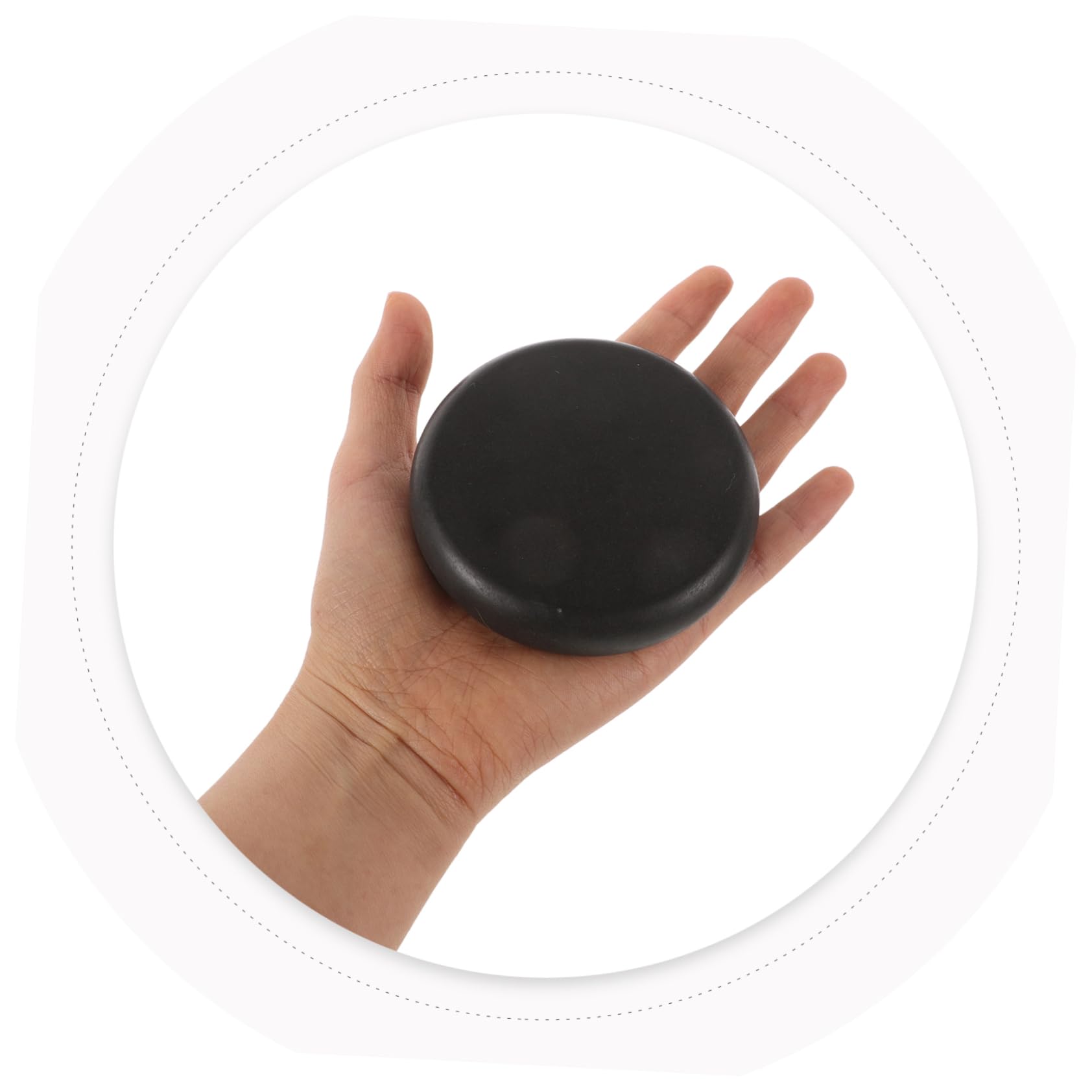 6piezas Piedras De Masaje Calientes De Piedras Para Relajación Accesorios De Masaje Terapéutico Para Aliviar La Tensión Muscular