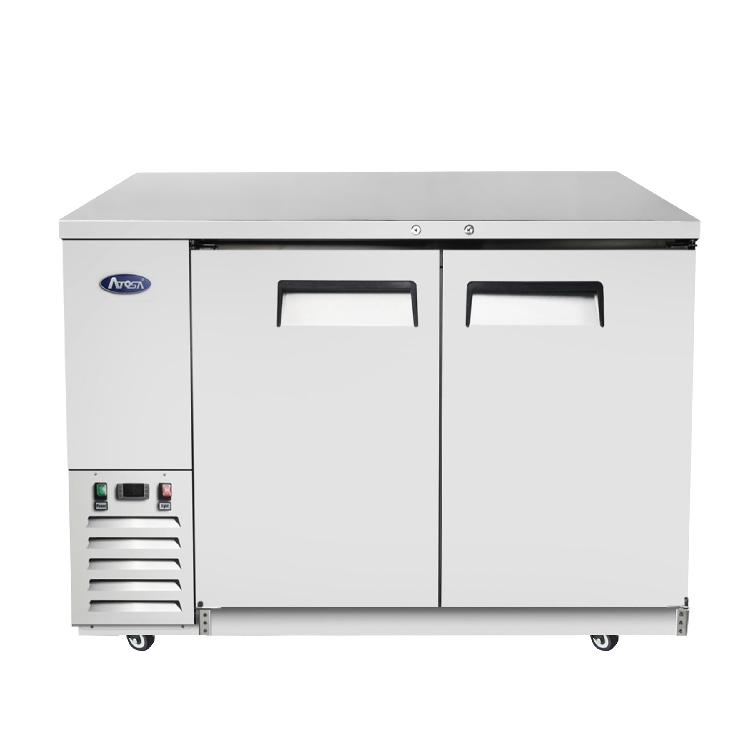 Atosa Commercial Back Bar Cooler, Solid Door