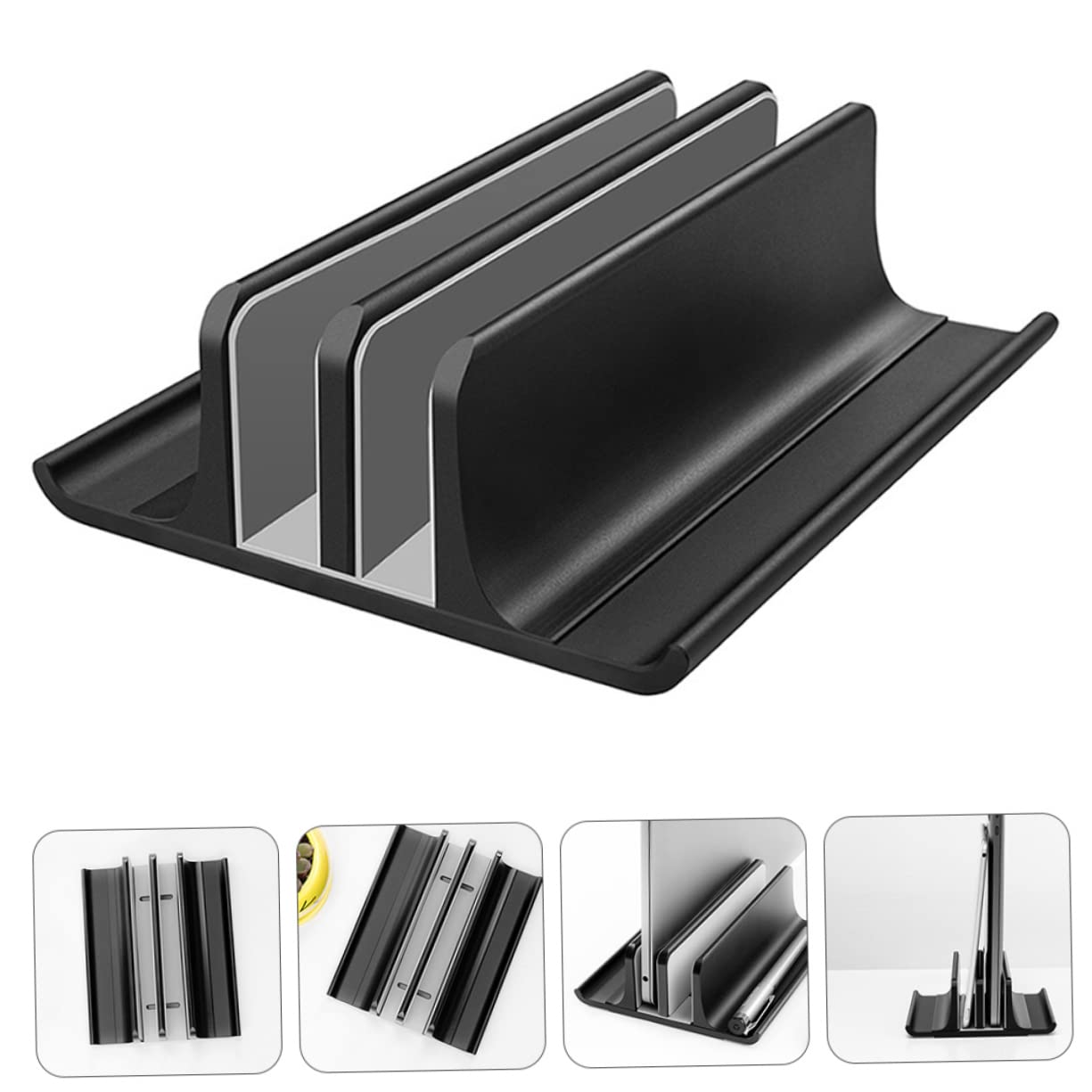 DOITOOL Supporto Verticale Per Laptop Supporto Raffreddamento in Lega Alluminio Resistente e Stabile
