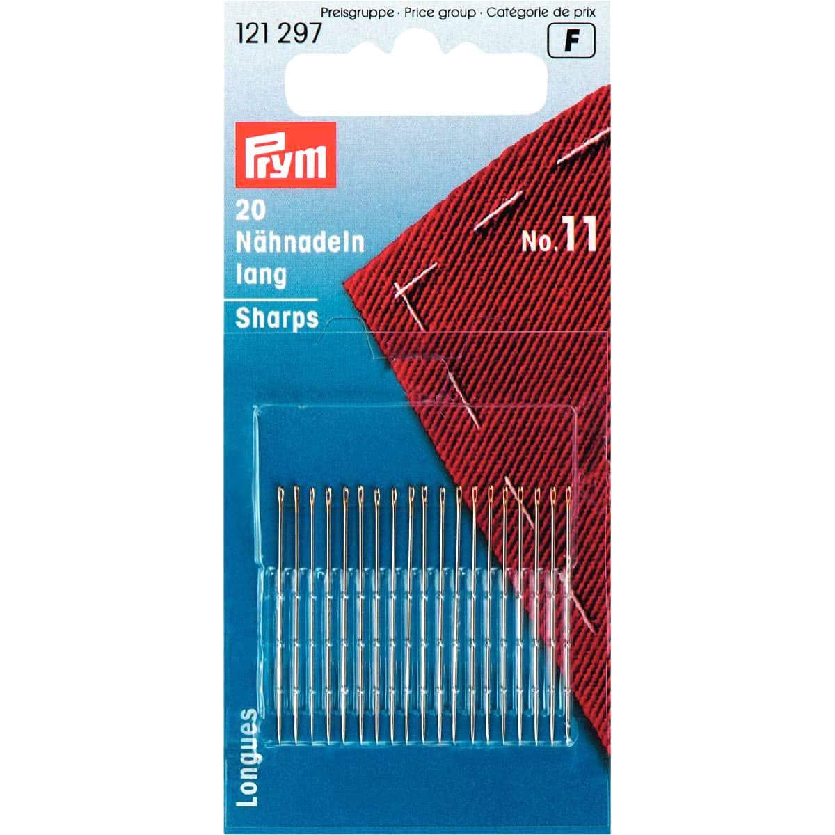 Prym Sharps Sewing Needles - Per Pack Of 20