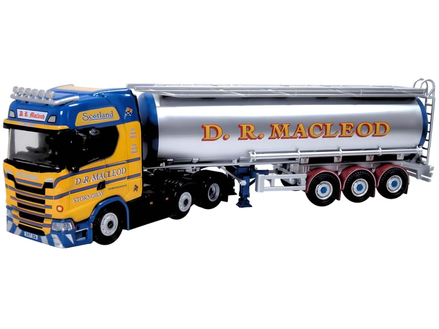 Oxford Diecast 1:76 D R Macleod Scania New Generation (S) Cylindrical Tanker Collectable model 76SNG003