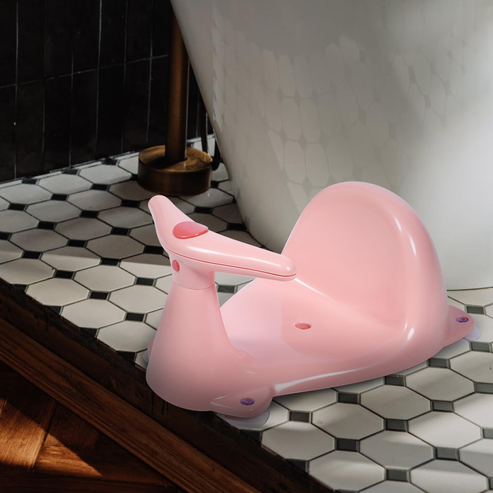 ORFOFE Asiento de Baño para Bebés Asientos de Baño para Pequeños para Recién Nacidos para Bañera o Ducha