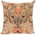 Qui556 William Morris Tulipano Federa per cuscino, 45 x 45 cm, motivo floreale Gobelin