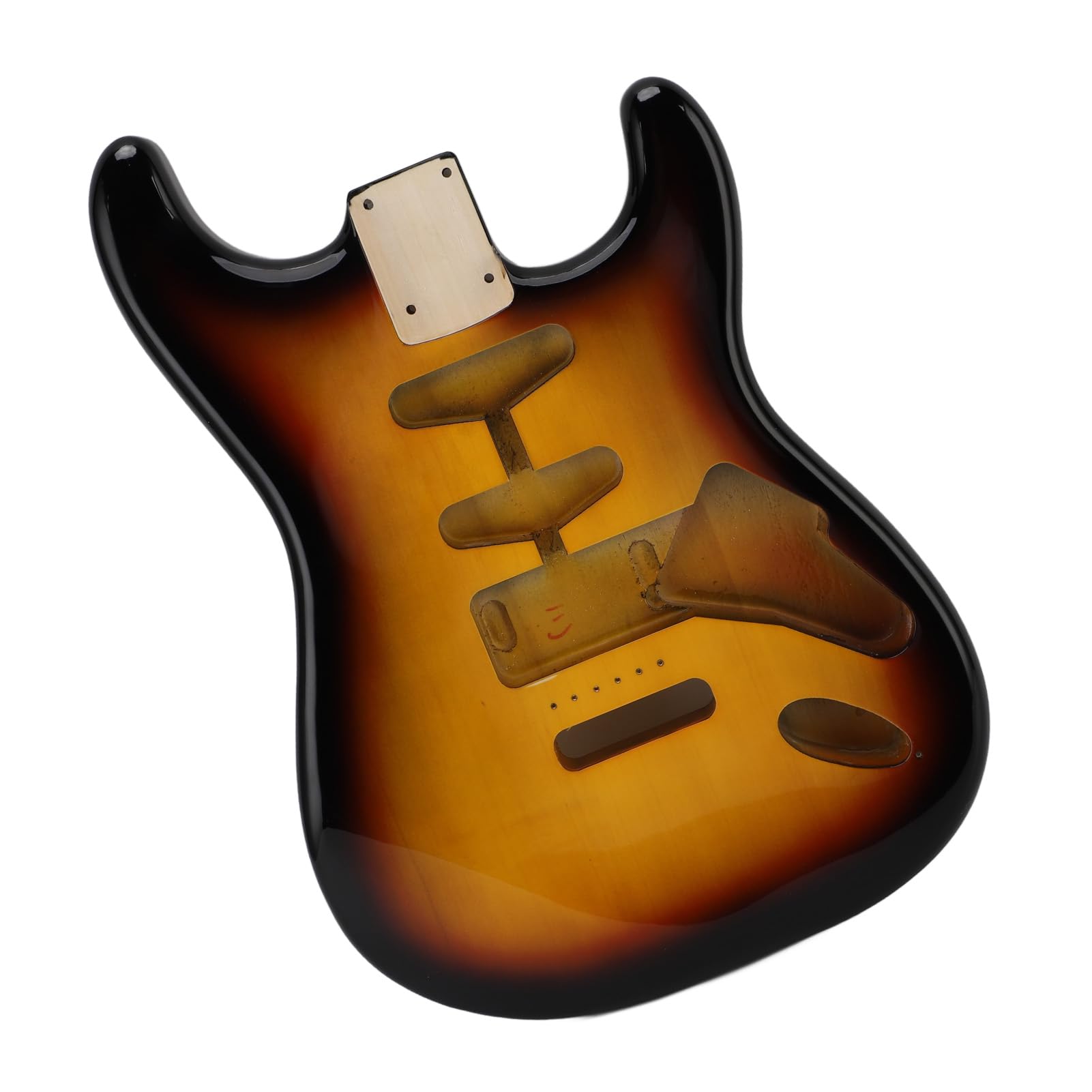 Corpo per Chitarra Elettrica in Legno di Pioppo Standard HSH Route 3 Tone Sunburst Corpo per Chitarra Elettrica Stile ST