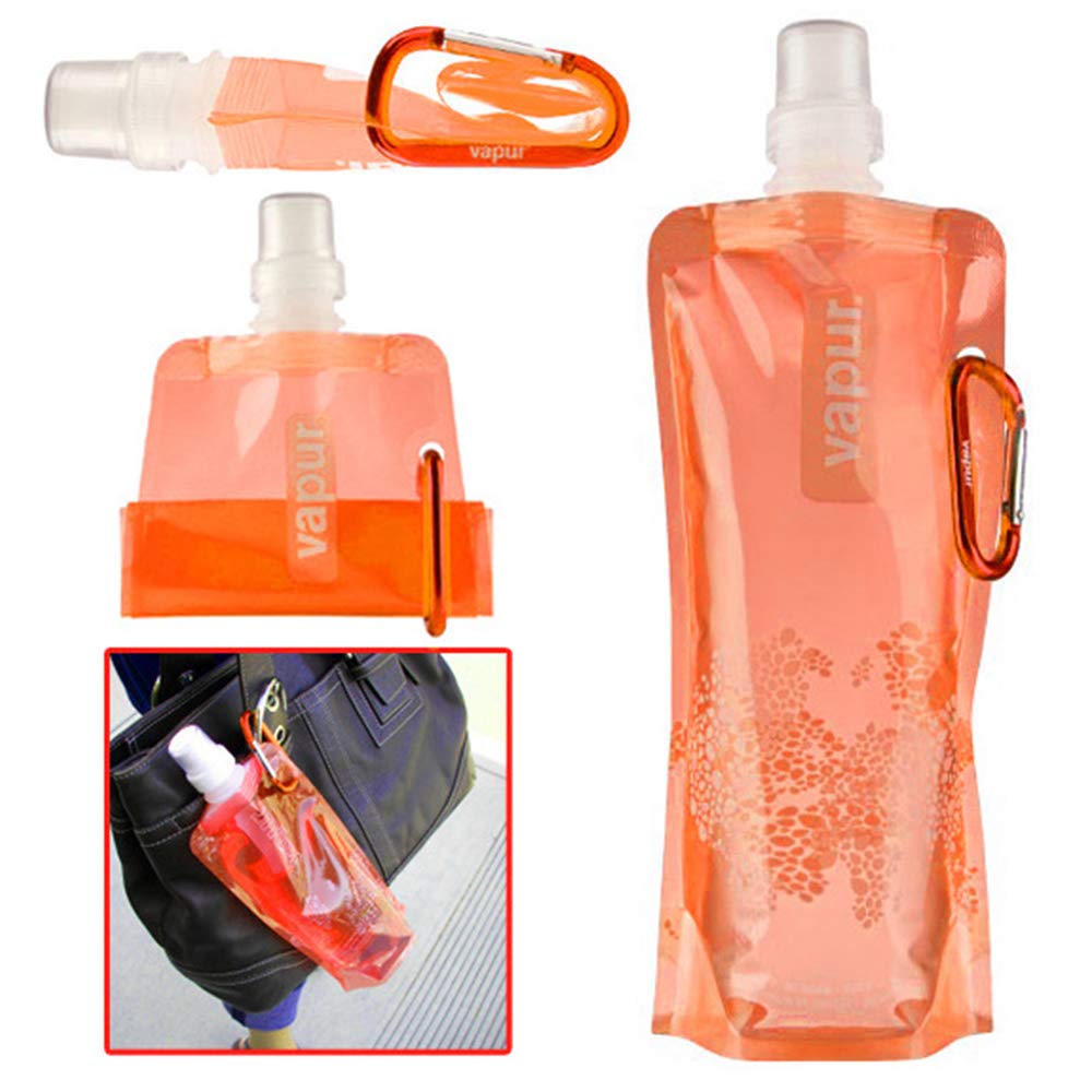Factory Collapsible Water Bottles Eco-friendly Foldable Portable Silicone Bottle Sports Foldable