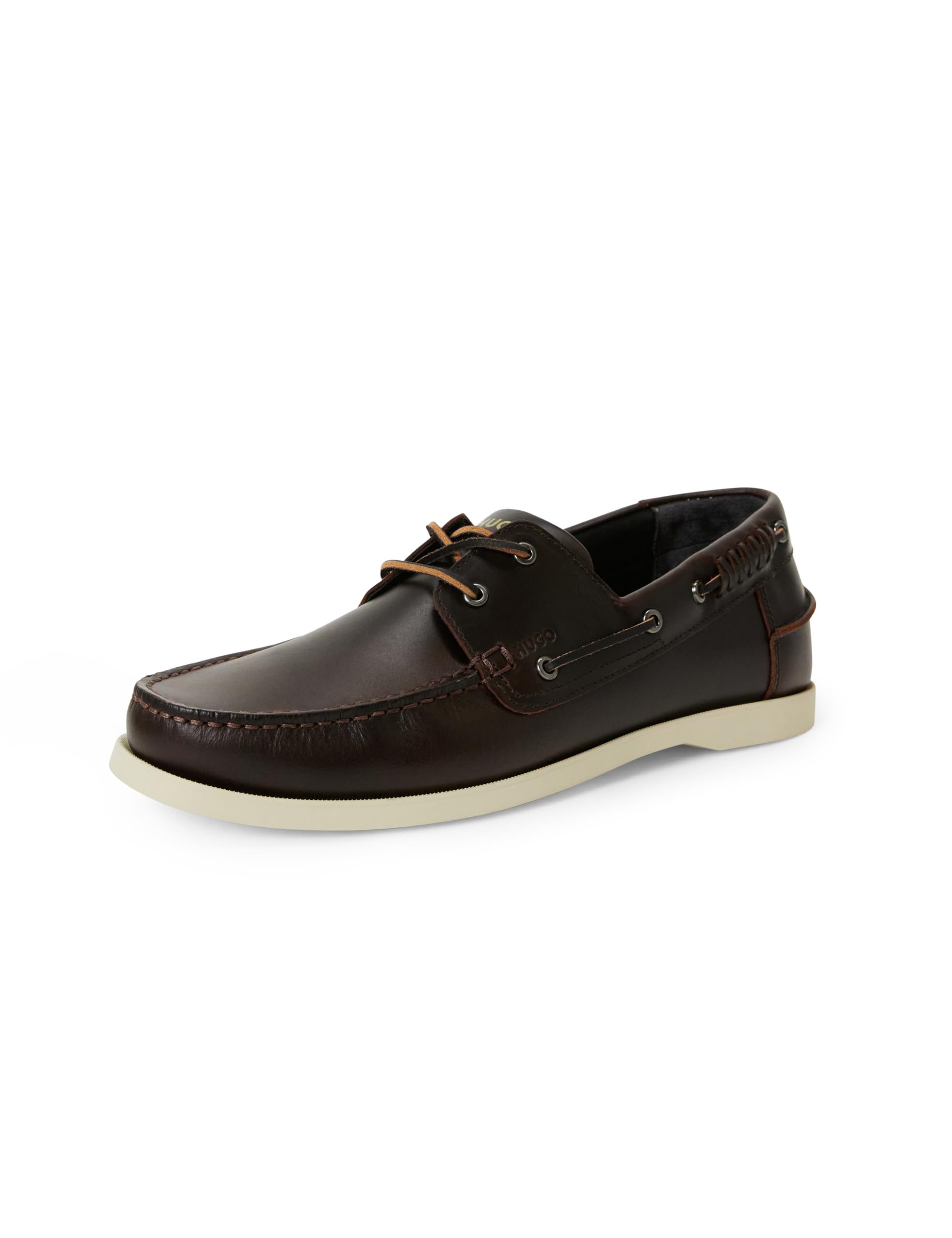 Hugo Darcy lt 10257948 01 Men's Boat Shoes, Dark Brown, 10 UK