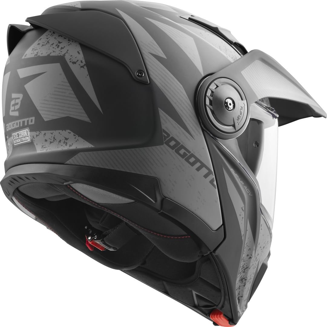 Bogotto FG-102 Safari Casco da enduro in fibra di vetro