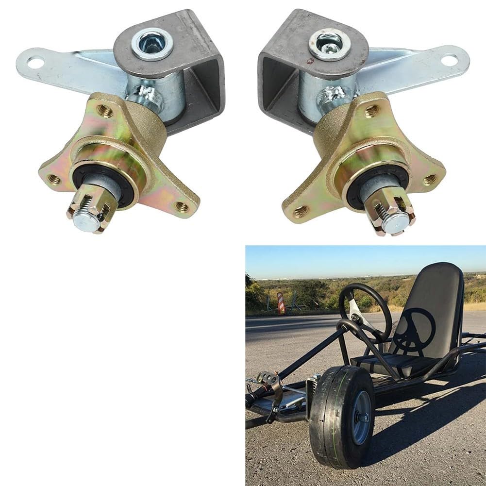 Stahllegierung Vorderradnaben Paar für Quad Go für kart 78mm