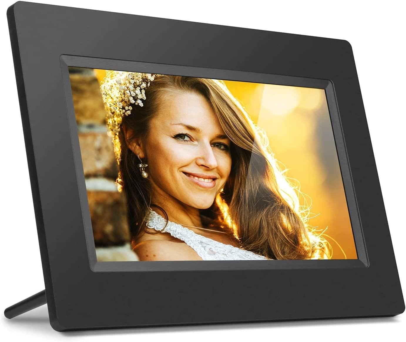 Aluratek 7" WiFi Digital Photo Frame with Touchscreen IPS Display, 8GB Built-in Memory, Clock, Calendar, Alarm, Weather (AWDMPF107F)-picture-27