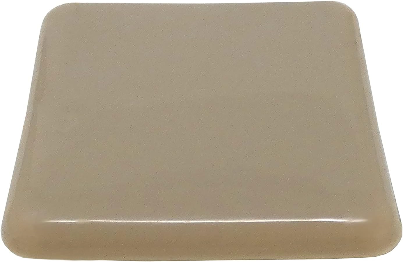 Shepherd Hardware 3949 2-Inch Adhesive, Square, Slide Glide Furniture Sliders, 4-Pack,Beige