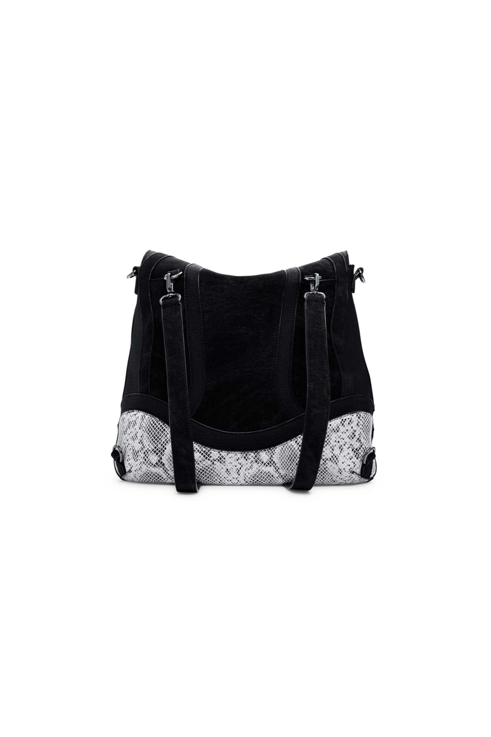 Desigual Back_Snake, Akcesoria PU Backpack Medium Women's, Czarny (Black), M
