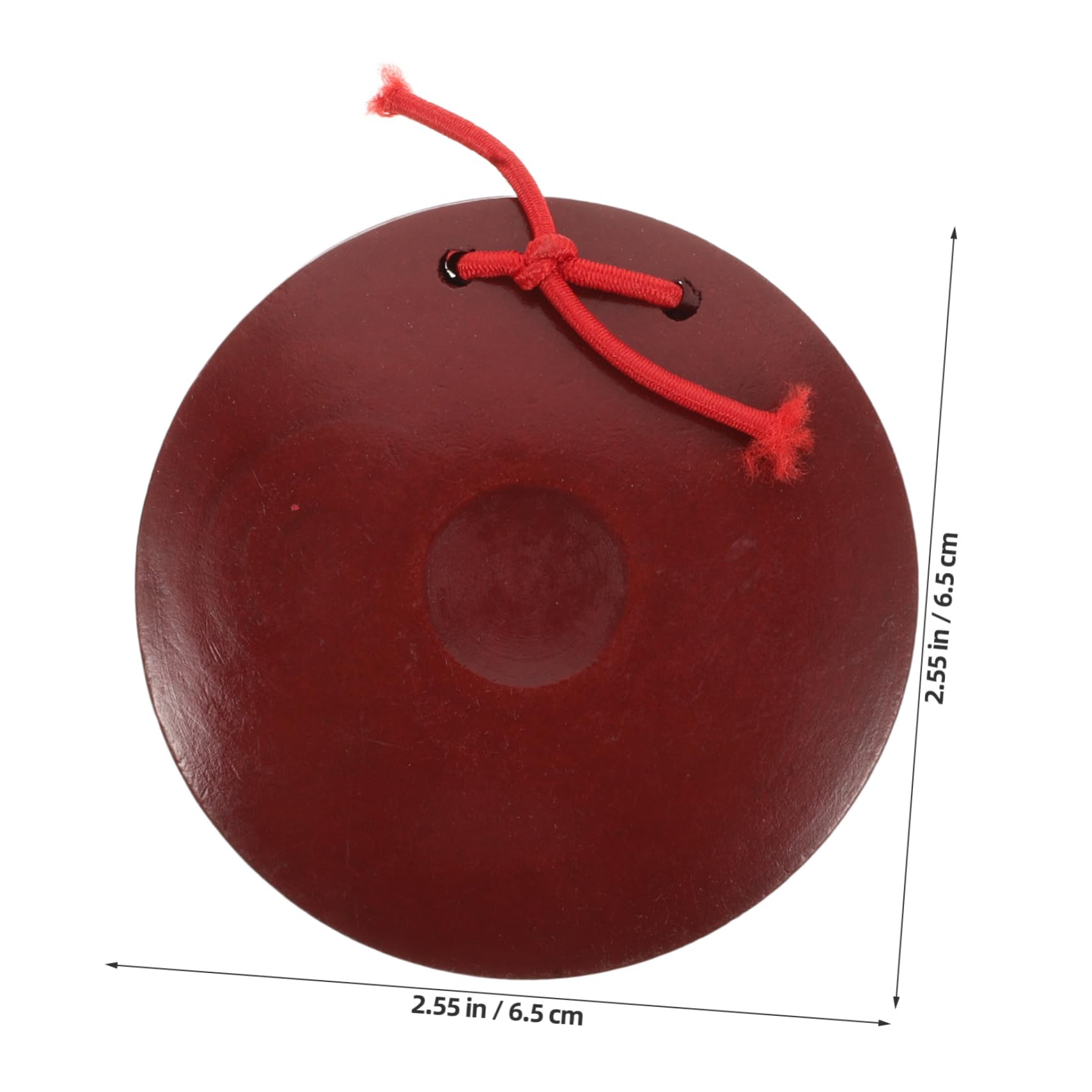 BESPORTBLE 2pcs Wooden Castanet for Boys and Girls Safe Boys and Girls' Percussion Instrument Music Castanets