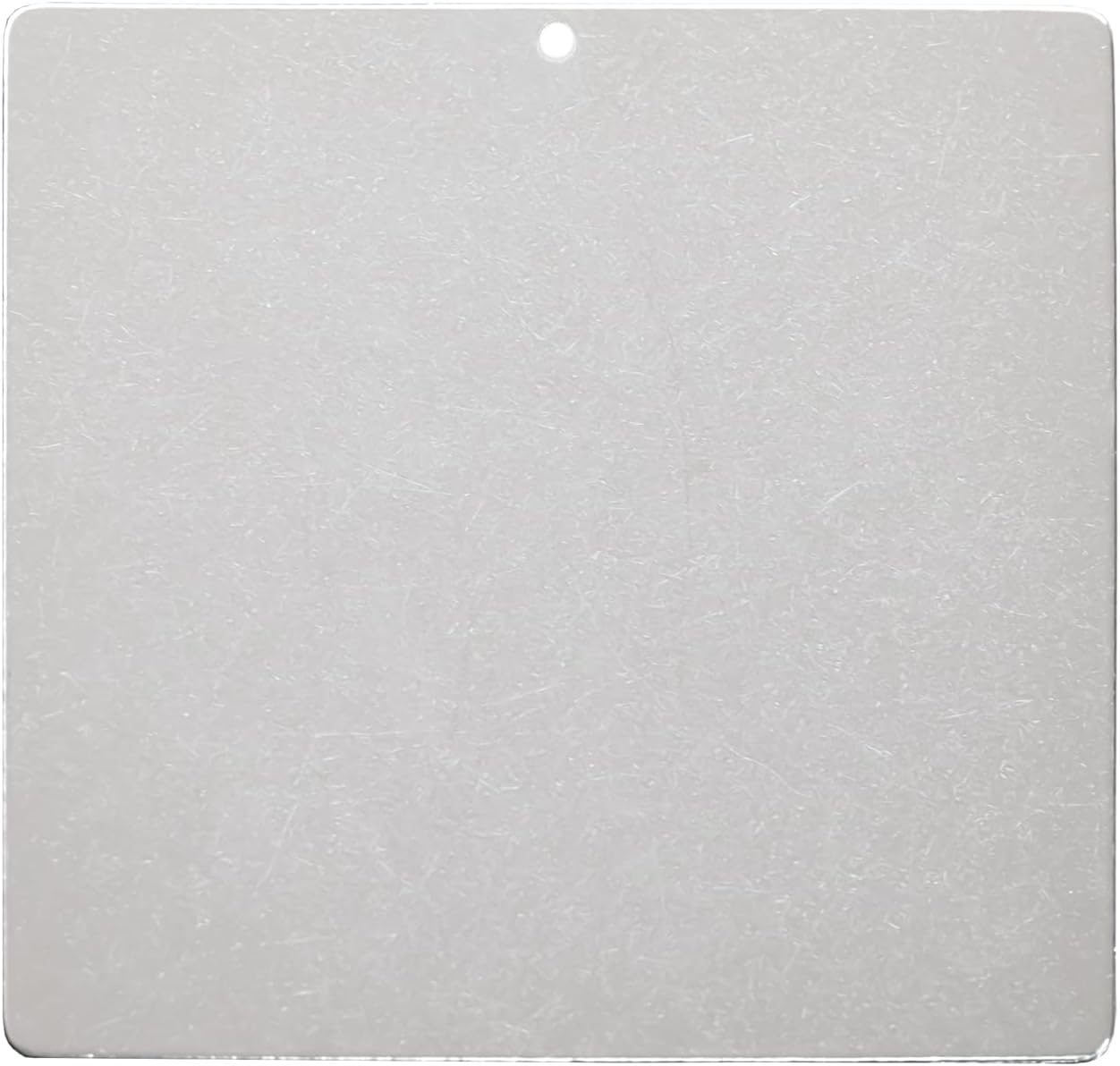 StayMax 304 Stainless Steel Stampin Blanks Metal Engraving Blank with Hole 4 * 4 Inch 5 Pack