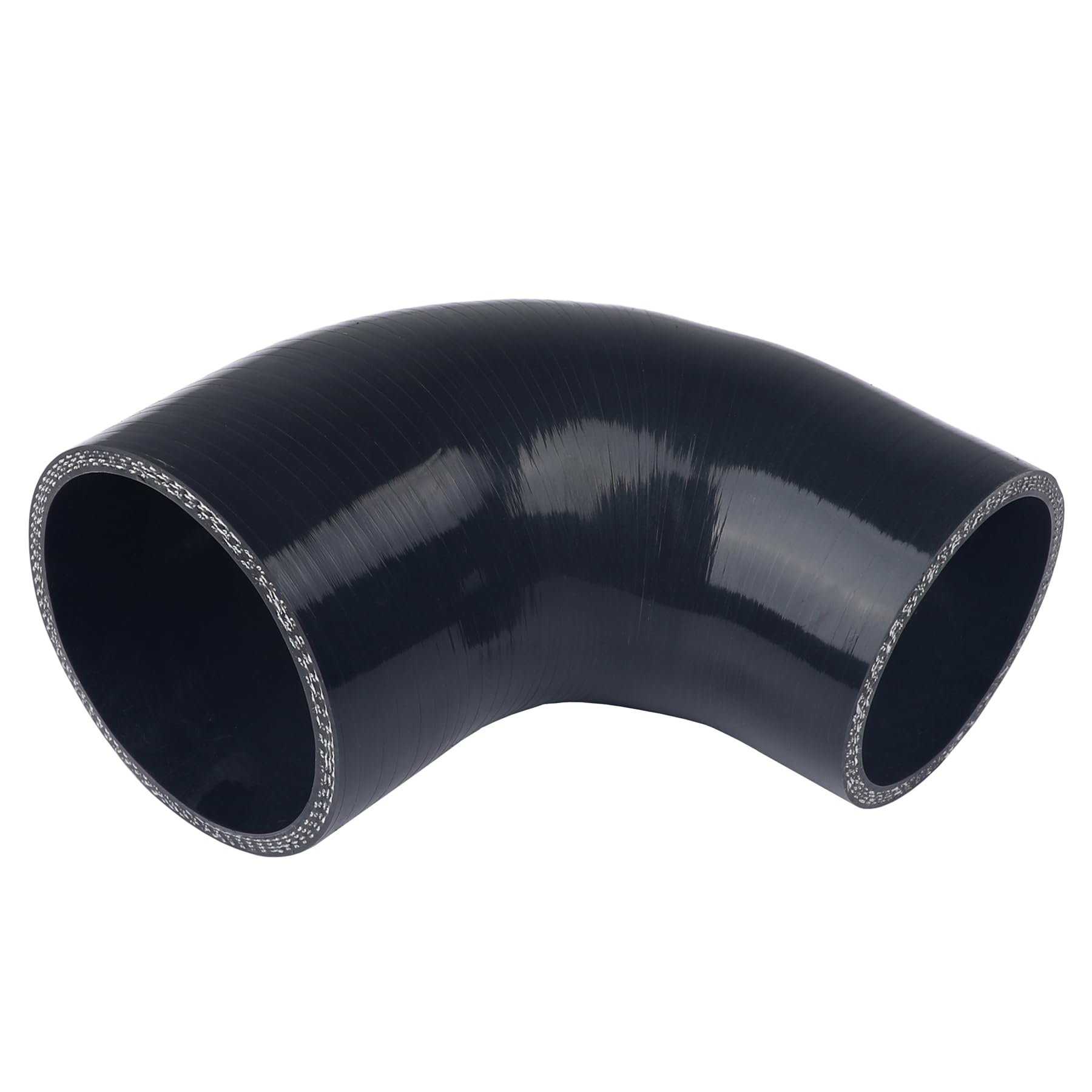 Ucreative 90 Degree Elbow 2.5" to 3.0" (63mm to 76mm) 4-Ply High Performance Coupler Silicone Hose