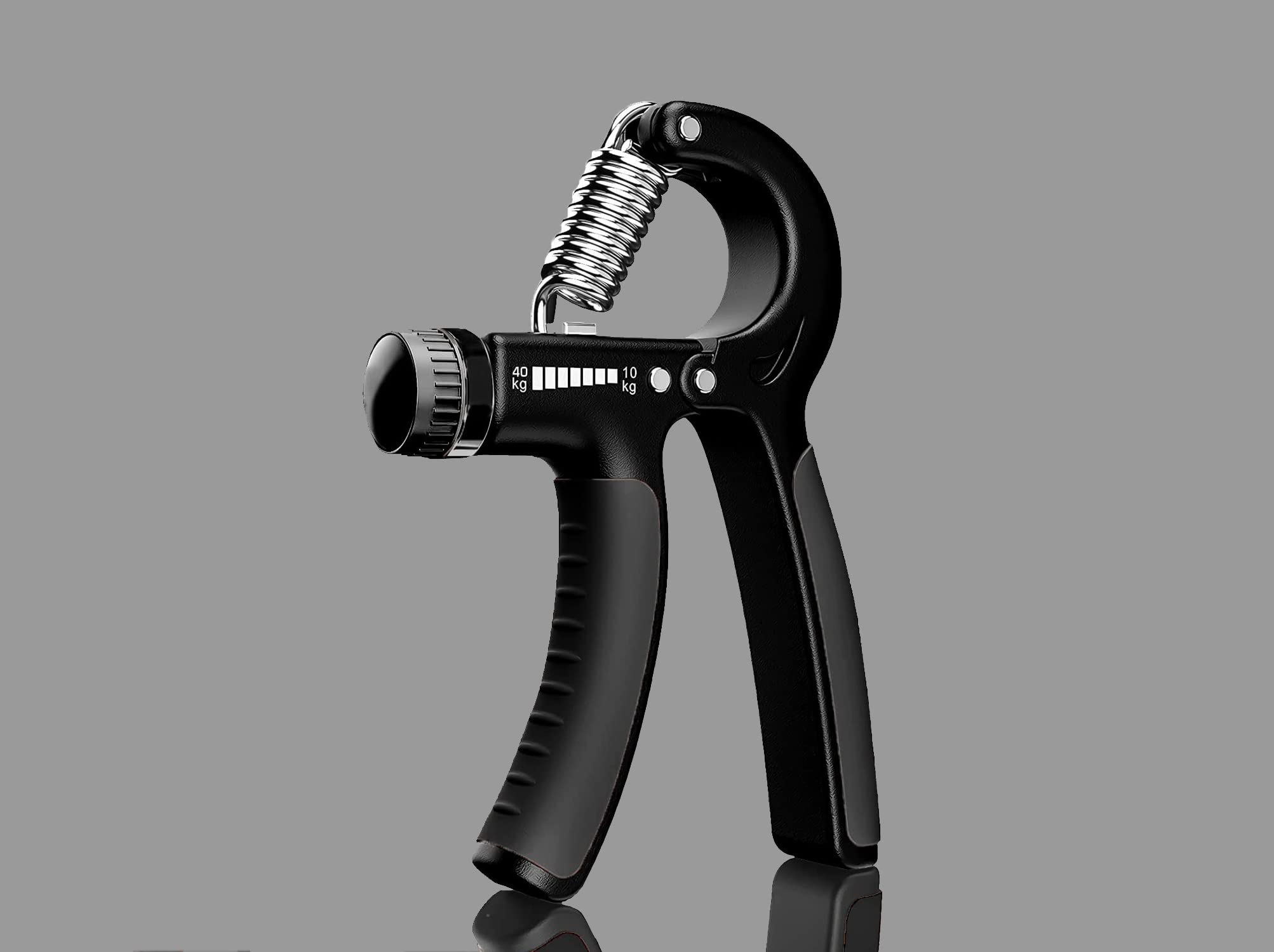 TRUE INDIAN Adjustable Hand Gripper 10 to 40Kg || Gym Workout & Home Use || Forearm Exerciser for Men and Women (Black)-image-46