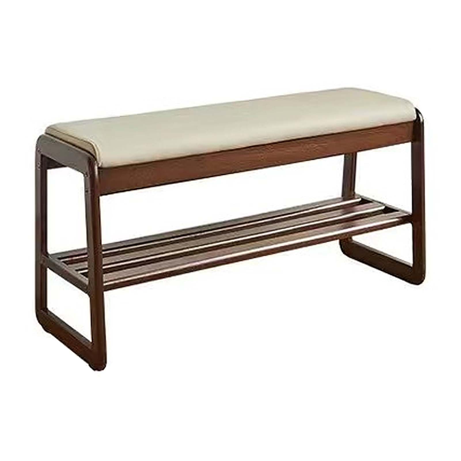 Banc avec rangement pour chaussures parfait dans une petite entree de maison