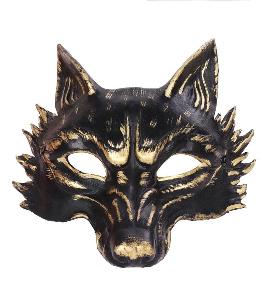 NewL Party Mask Halloween Wolf Masks 3D Animal Cosplay Props Rave Party Accessories
