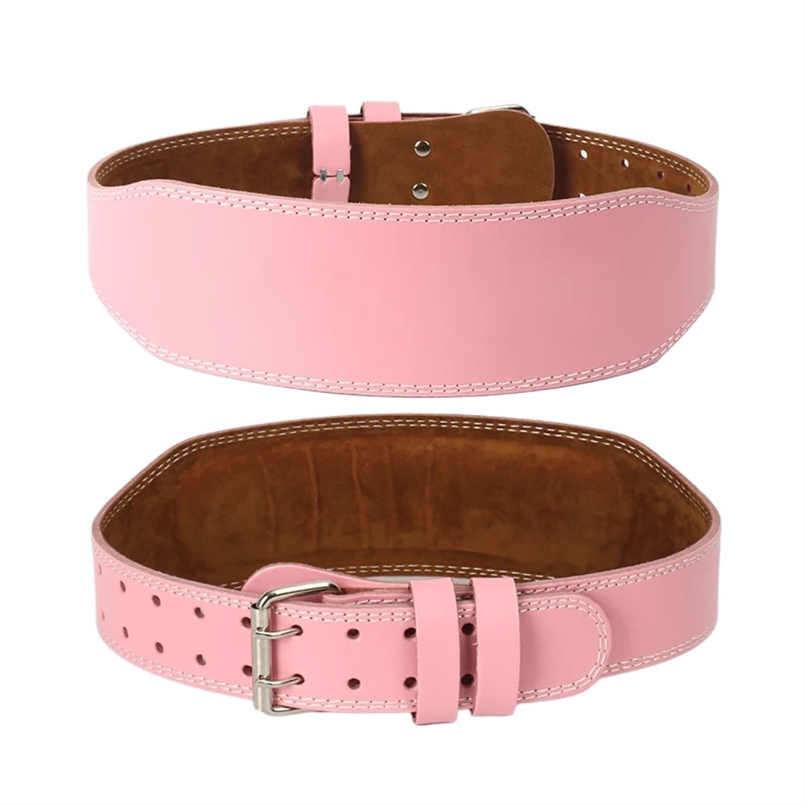 Cintura Palestra Uomo Cintura for sollevamento pesi for donna, larghezza 10,5 cm, palestra, fitness, squat, supporto for la schiena, powerlifting, cross training, allenamento, cintura rosa Per Uomo(X