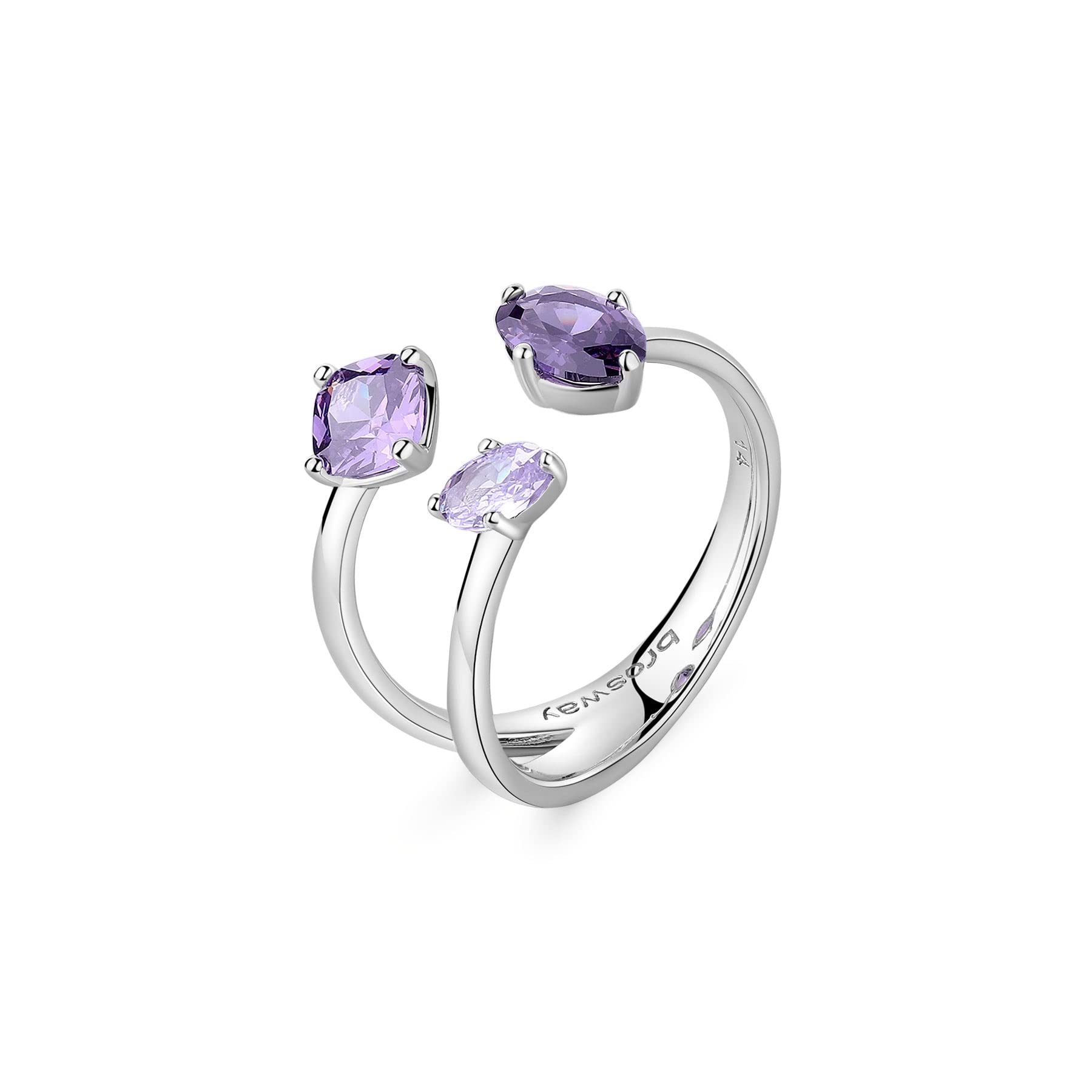 Brosway Anello Donna in Argento e Magic Purple | Collezione Fancy - FMP16