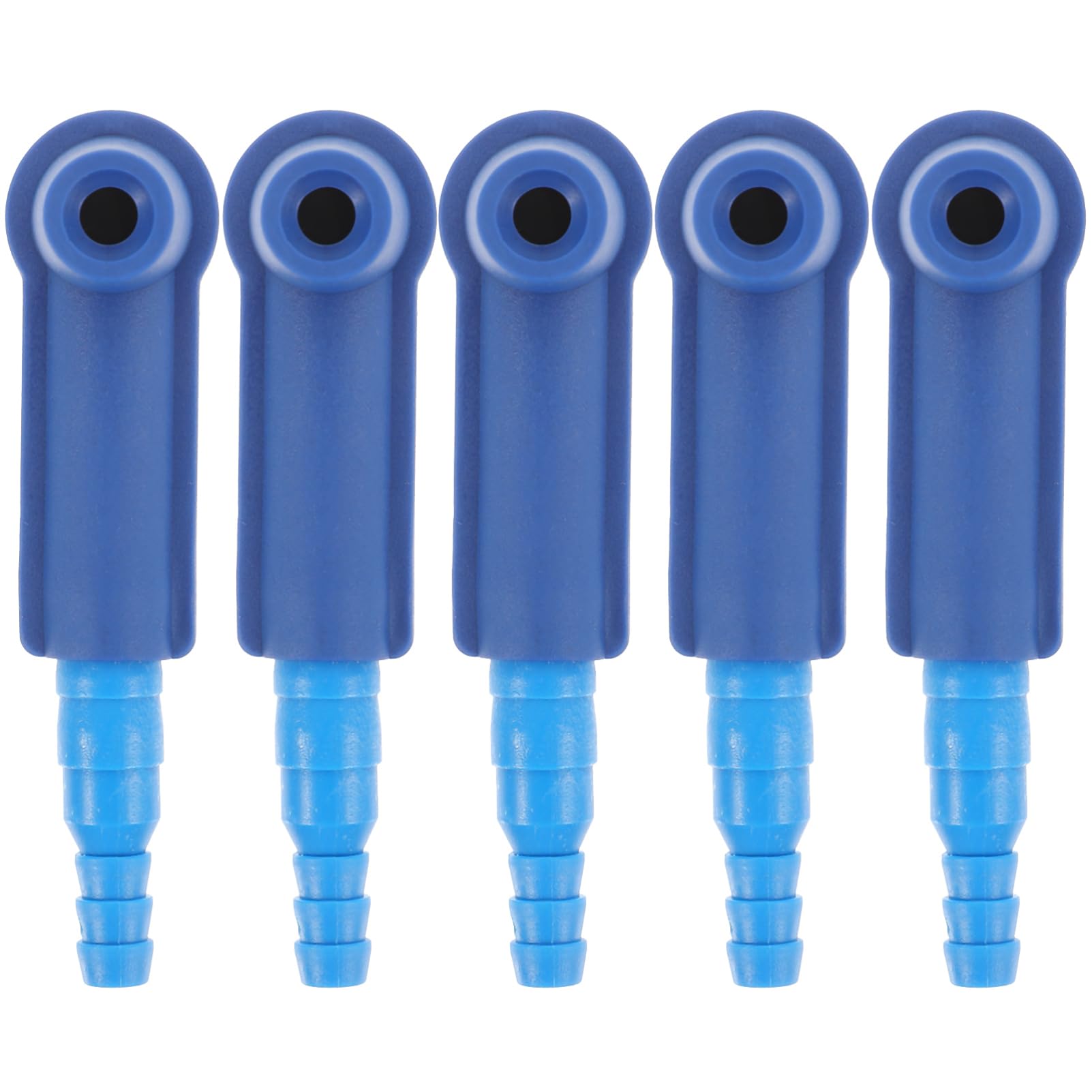 LIFKOME 5Pcs Brake Fluid Exchange Connectors Durable Oil Bleeder Tool for Easy Brake Fluid Replacement High Strength Pump Oil Bleeder Connectors Compatible with Various Vehicle Models