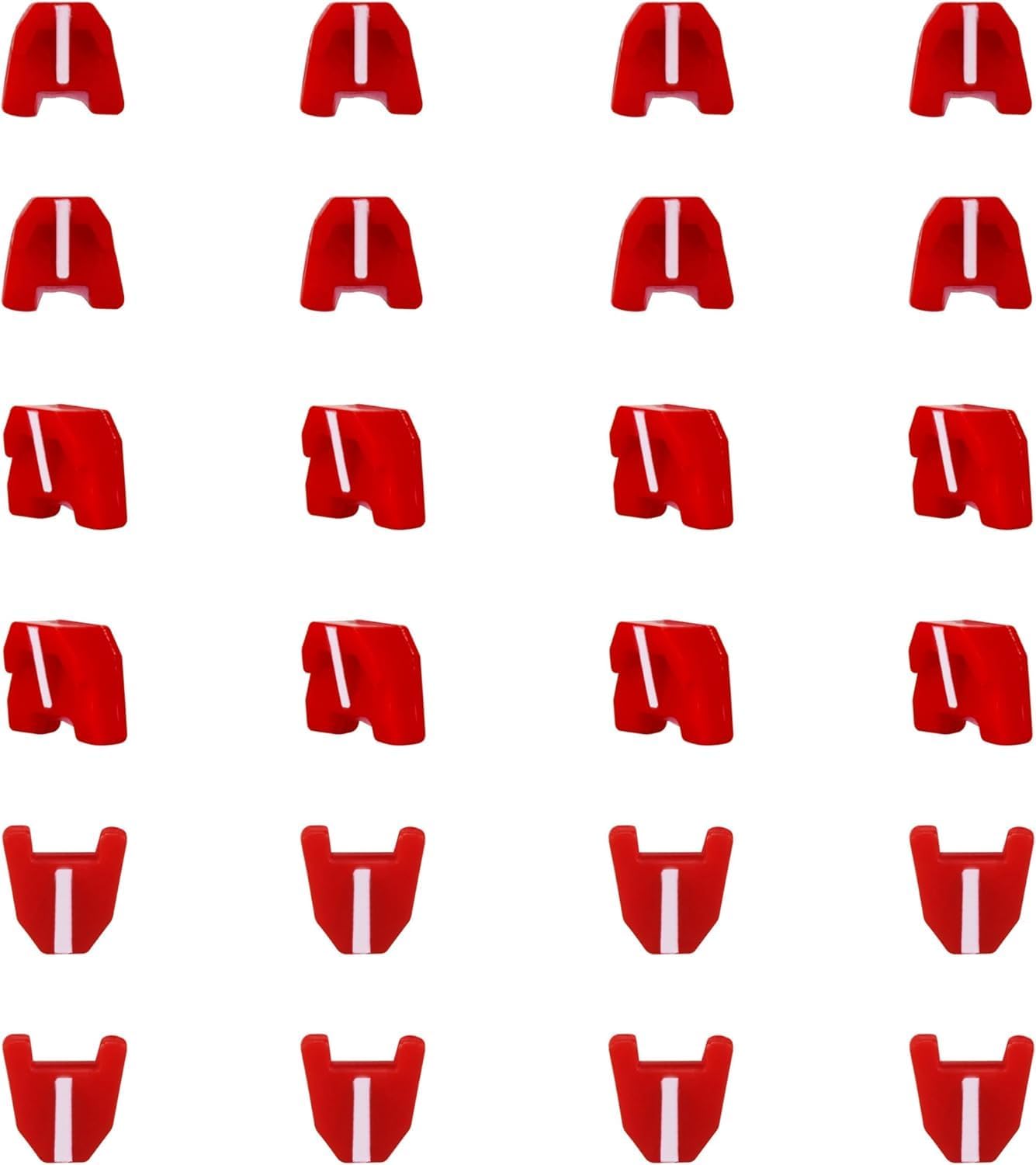 42-38-0017 No-Mar Pad Kit for Milwau-kee M-18 2746-20 Nailer Tip | 18Aa Nailer for Milwau-kee Nailers Bit, (24 Piece Set）