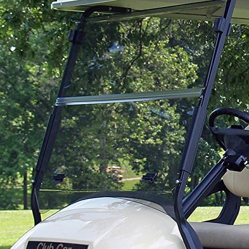 Club Car Precedent Tinted Fold Down Impact Resistant Windshield for CC Precedent Golf Cart