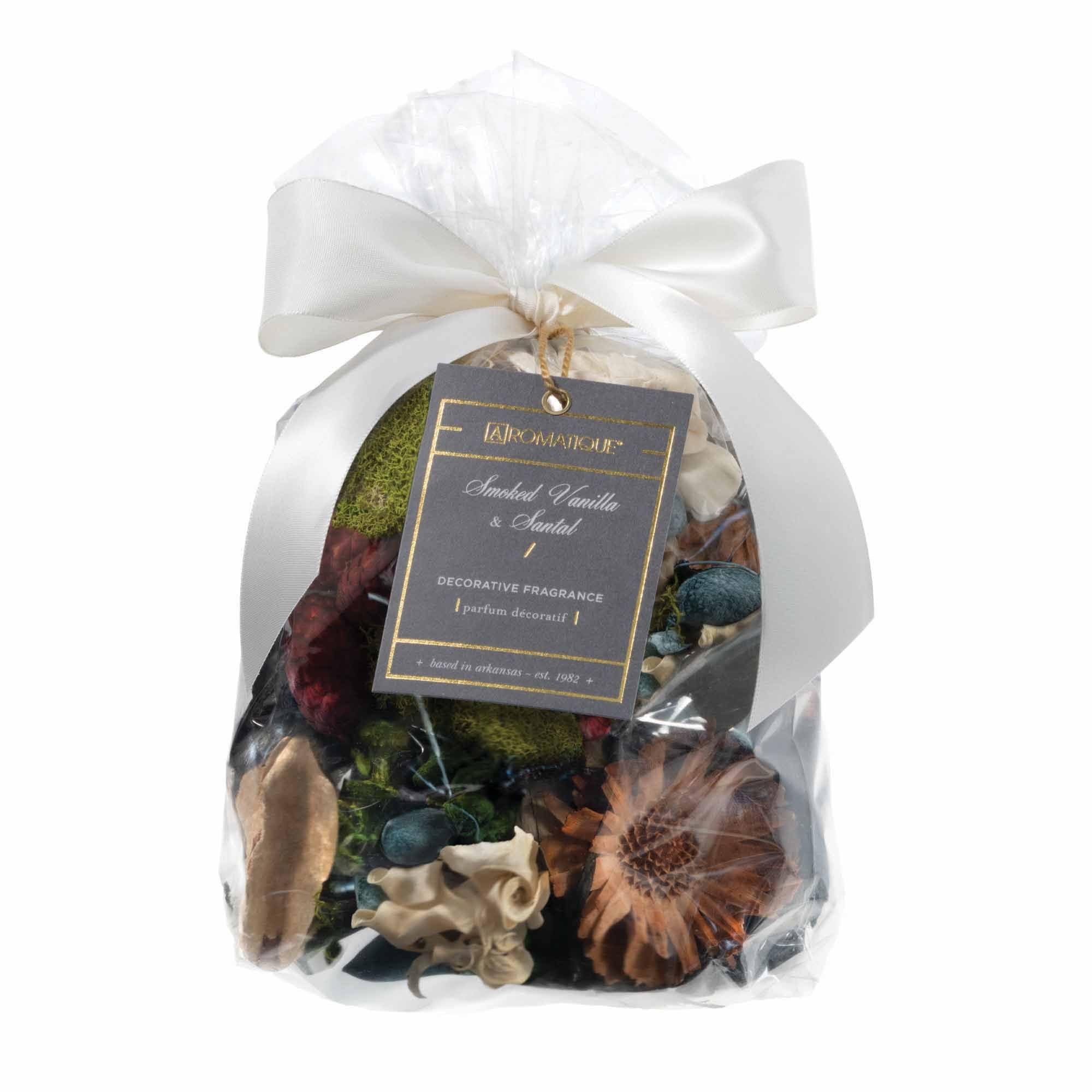 Aromatique Decorative Fragrance Potpourri, Smoked Vanilla & Santal, 8 Ounce