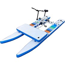 Water Bikes, Inflatable Pedal Boat, Water Bike Inflatable Kayak Bikeboat for Lake, Water Bikes with Paddle Board Waterbike for Lake Pedal