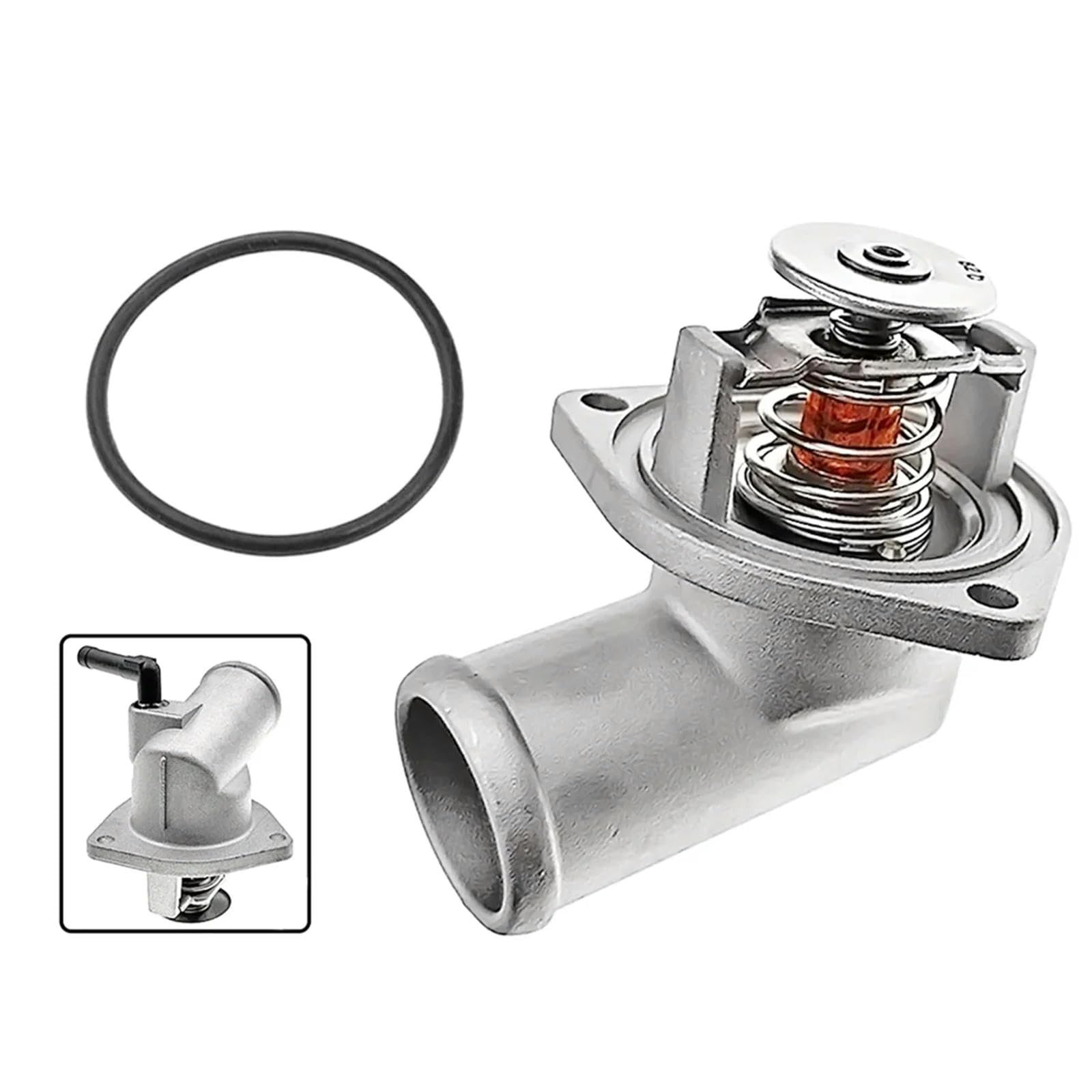 Obudowa termostatu chłodzenia silnika samochodowego, akcesoria do Opel Meriva, Vectra BC, Zafira AB, Astra 1338420, 96414627, 1338003