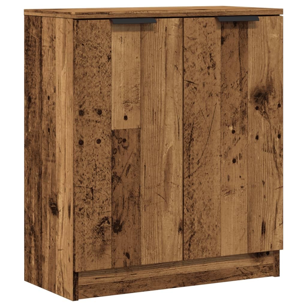 vidaXL Aparador de Madera de ingeniería Envejecida 60x30x70 cm