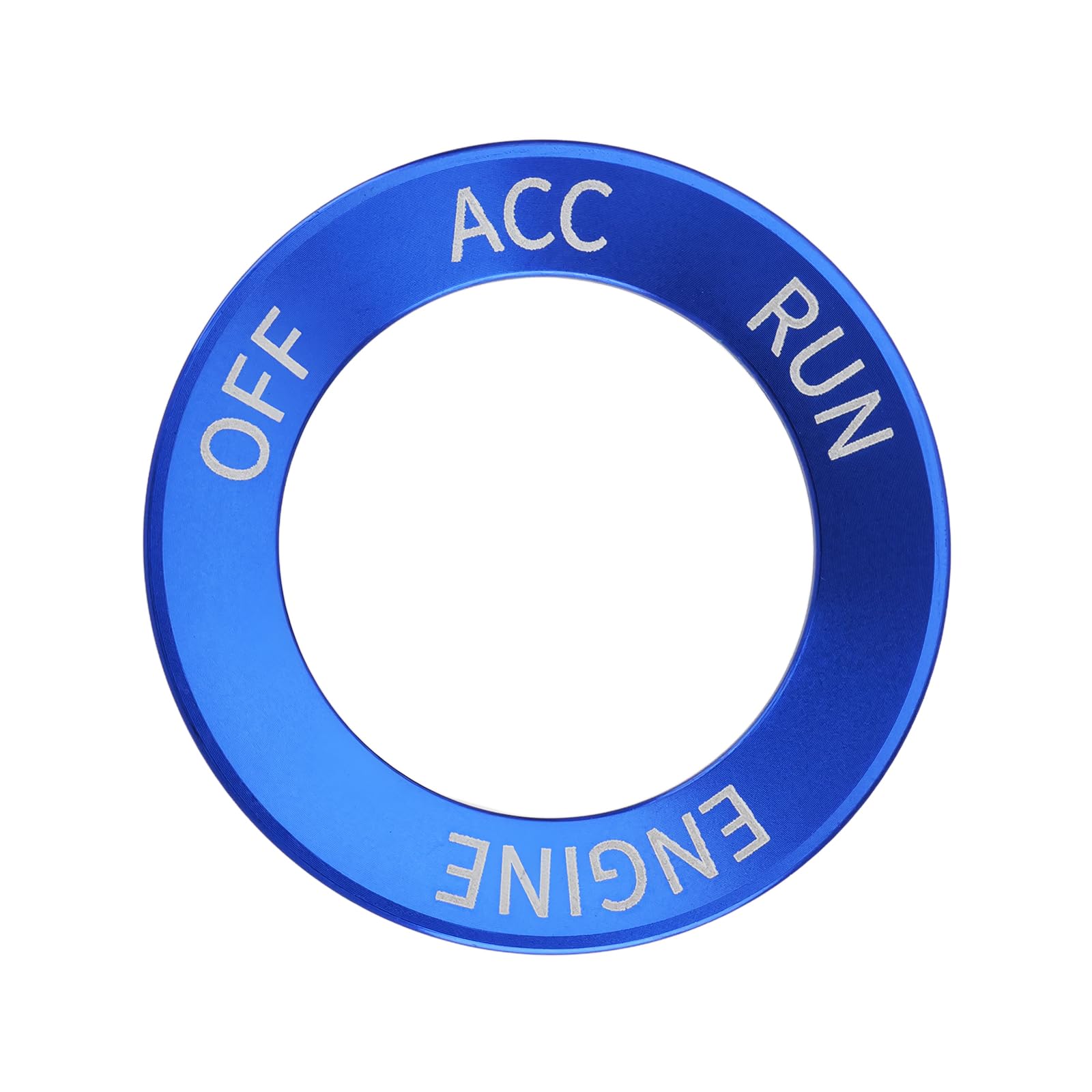 Car Engine Start Stop Button Cover Trim Ring Blue Aluminum Compatible with Dodge Charger Challenger Durango