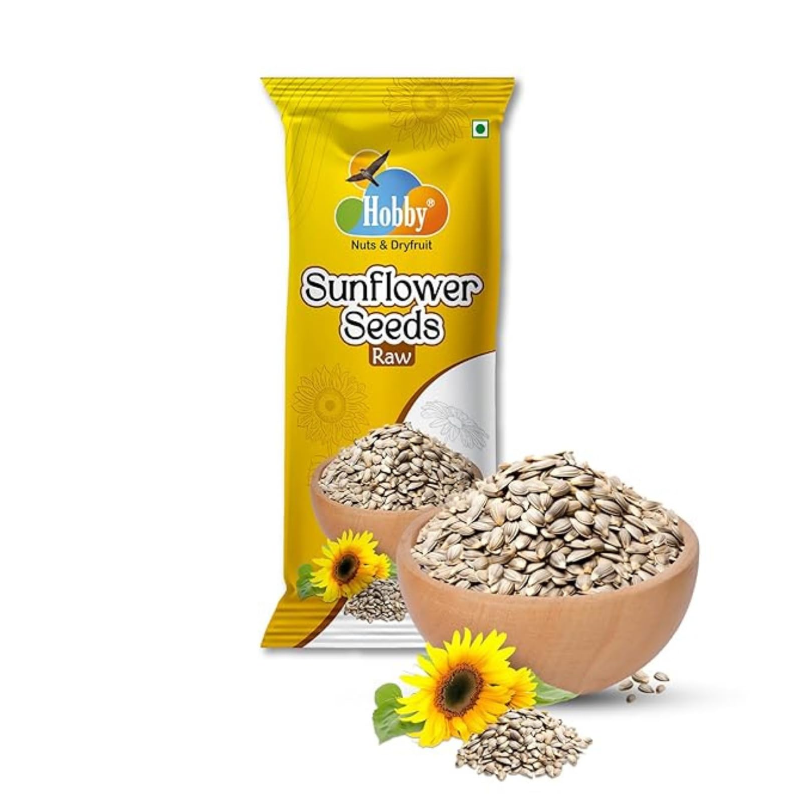 Raw Sunflower Seeds 100g | Organic Sunflower Seeds for Eating | Suraj Mukhi ke Beej | Rich in Protein, Fiber & Vitamin E | Healthy Snacking Superfood