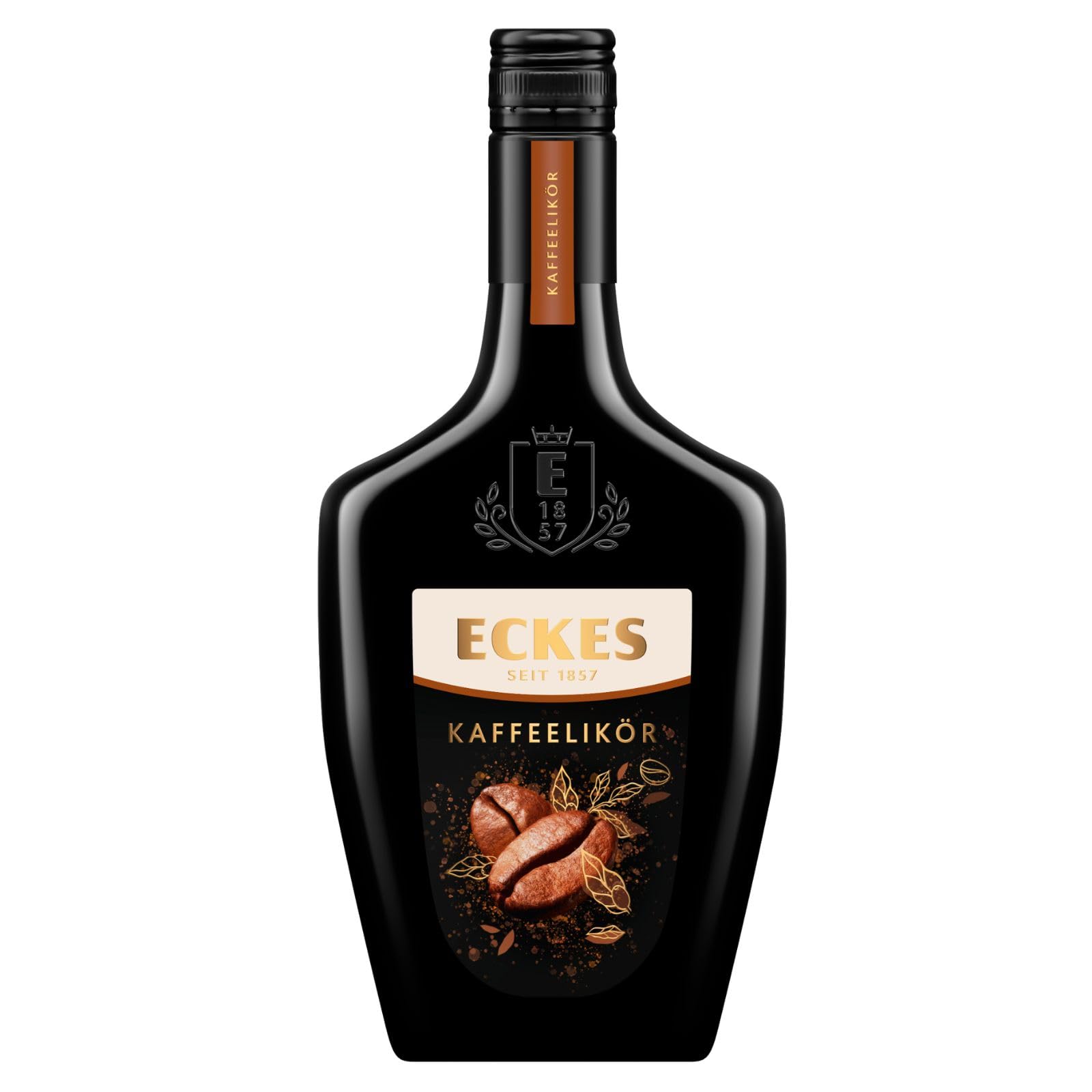 Eckes Kaffeelikör (1 x 0,5 l) – Feiner Likör mit kräftigem Kaffeearoma und samtiger Süße