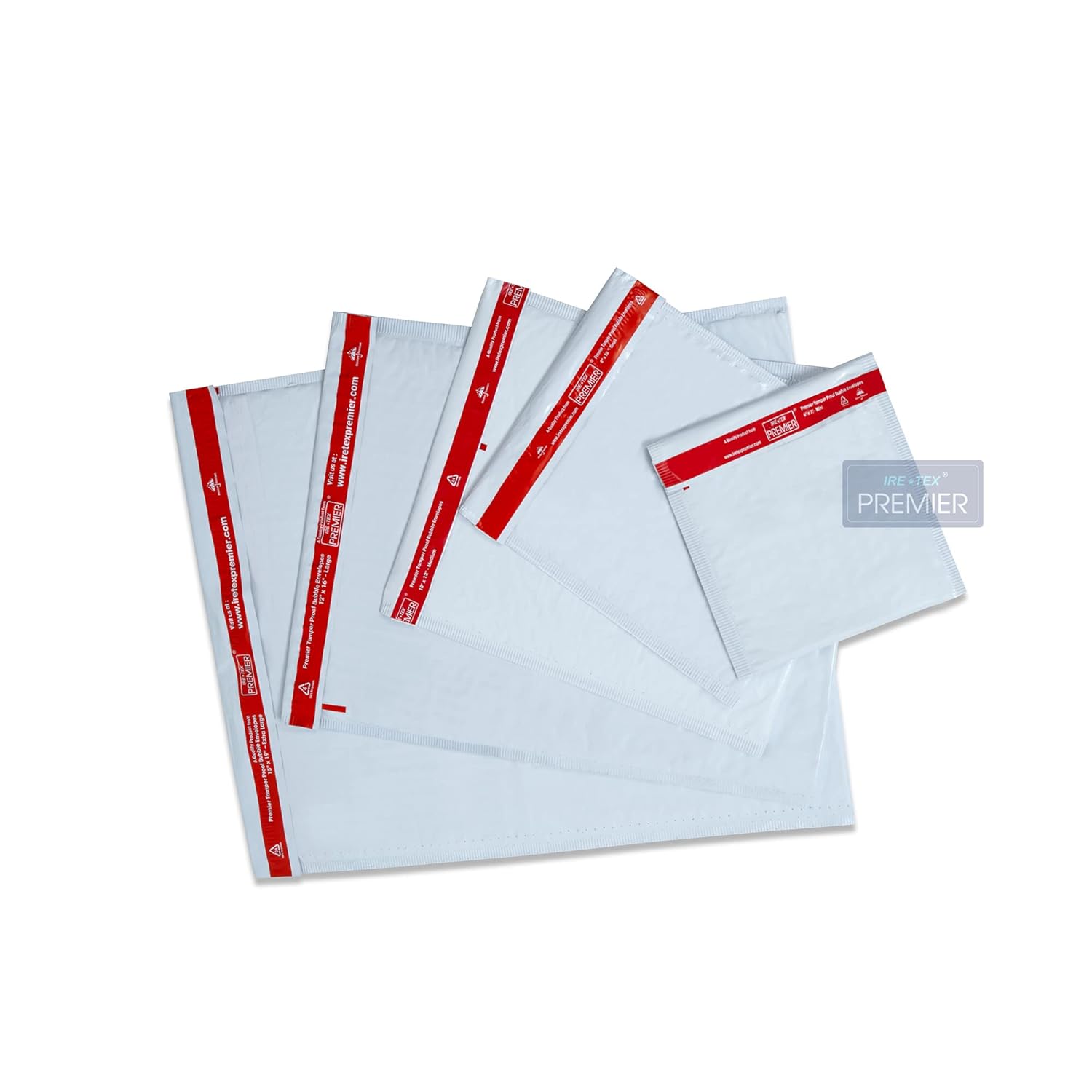 Premier Poly Air Bubble Laminated Tamper Proof Envelopes, Bags, Pouches