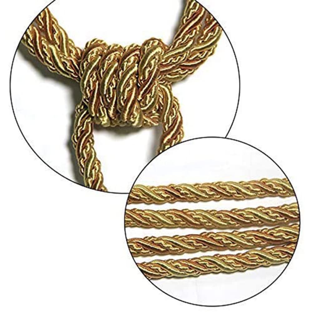 Youther 1Pc Boule Suspendue Gland Rideau Embrasse Gros Glands Boule Suspendus Luxueux Rideaux Titulaire Boucle Corde Chambre Aaccessoires, Rouge Foncé, comme Image
