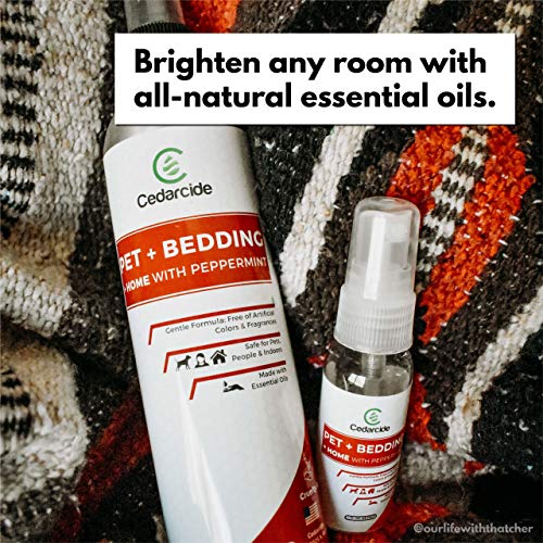 Cedarcide Odor Eliminating Air Freshener With Lavender Essential Oil (8Oz 3 Pack) Non-Toxic | Eco - Friendly | Deodorizer Spray For Pets, Bedding & Fabrics #TOP1